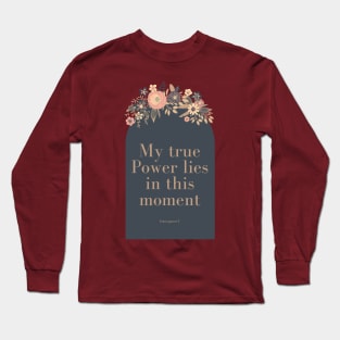 Enneagram 5 Self Love Affirmation Quote Long Sleeve T-Shirt